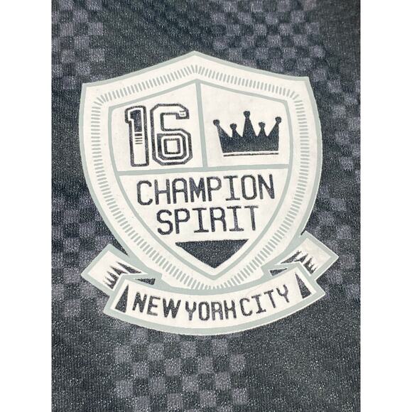 SAINTS STUDIO Men’s Soccer Jersey Polo Size Small Black White #16 on Back - Picture 9 of 13